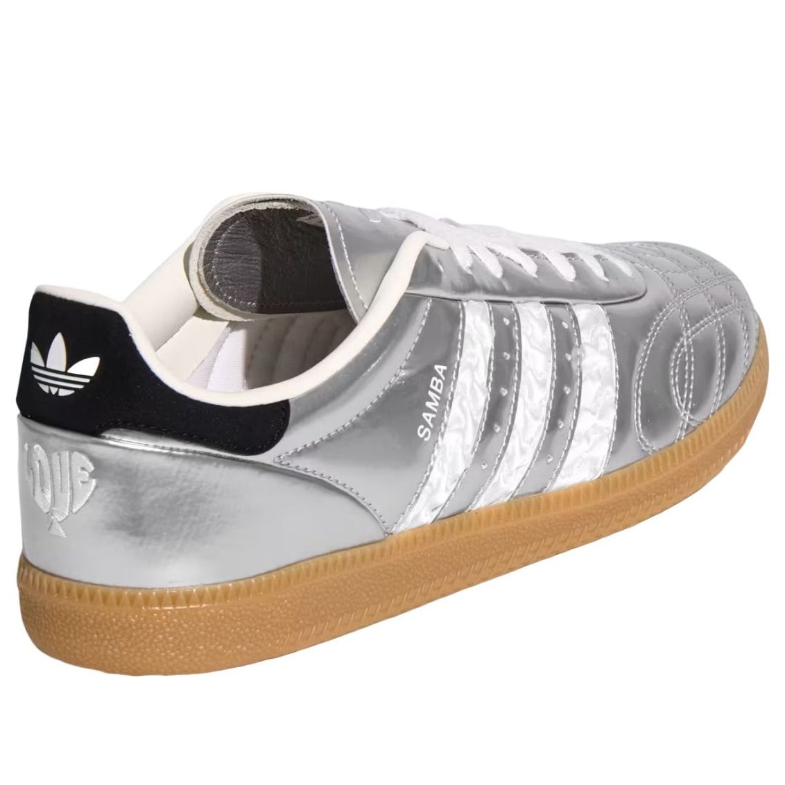 adidas Samba JP 'Valentine's Day - Silver Metallic' HP7105