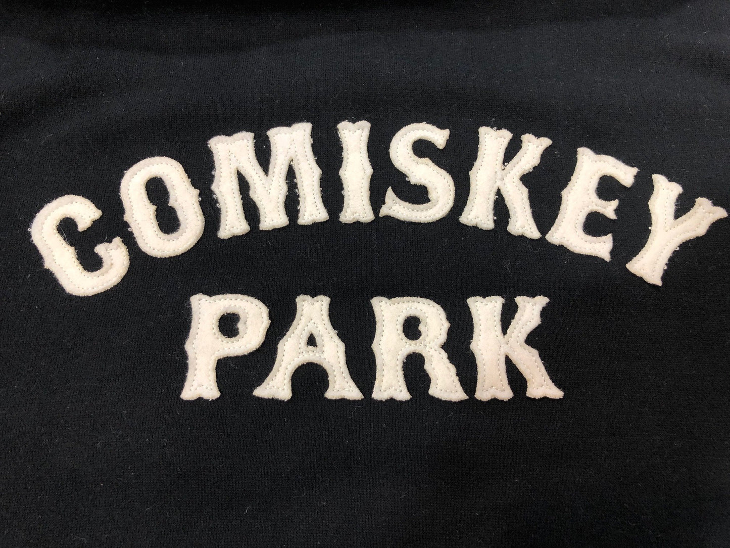 Mens Comiskey Park Heavyweight Black Hoodie 1 Official MLB Team Apparel Baseball Fan Gear