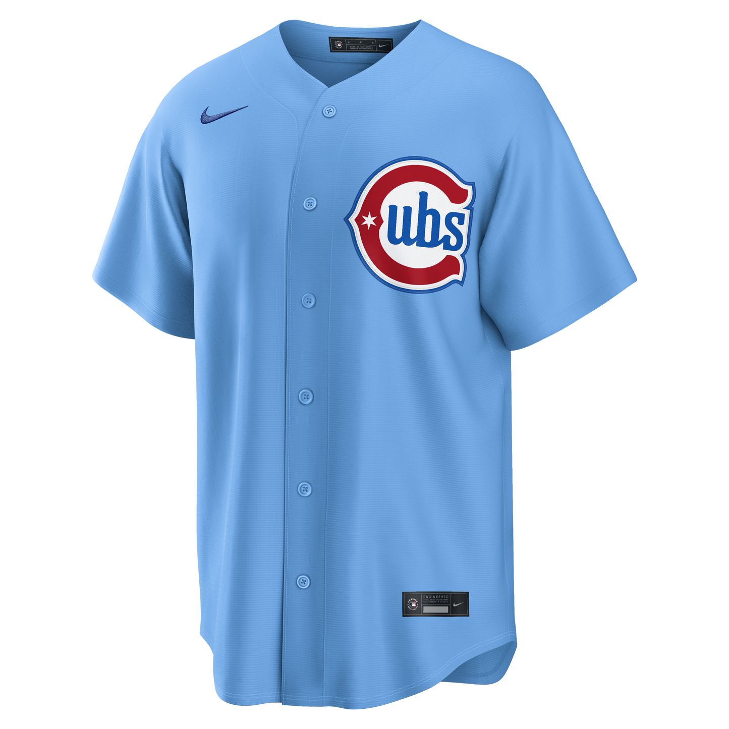 NIKE Men s Chicago Cubs Mark Grace 17 Light Blue 2nd Alternate Replica Jersey Official Team Jersey Sports Fan Apparel Official MLB Team Apparel Baseba