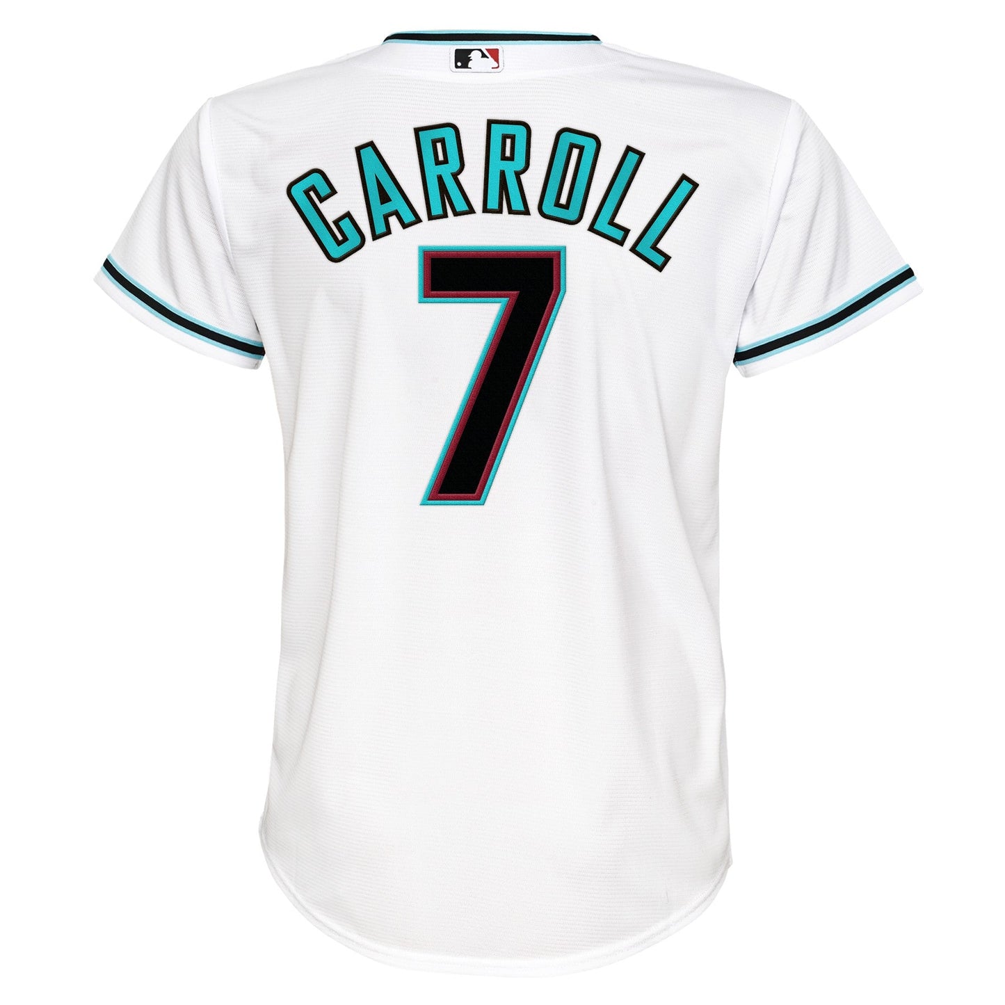 Youth Corbin Carroll Arizona Diamondbacks White Home Replica NIKE Screen Print Jersey Official Team Jersey Sports Fan Apparel Official MLB Team Appare
