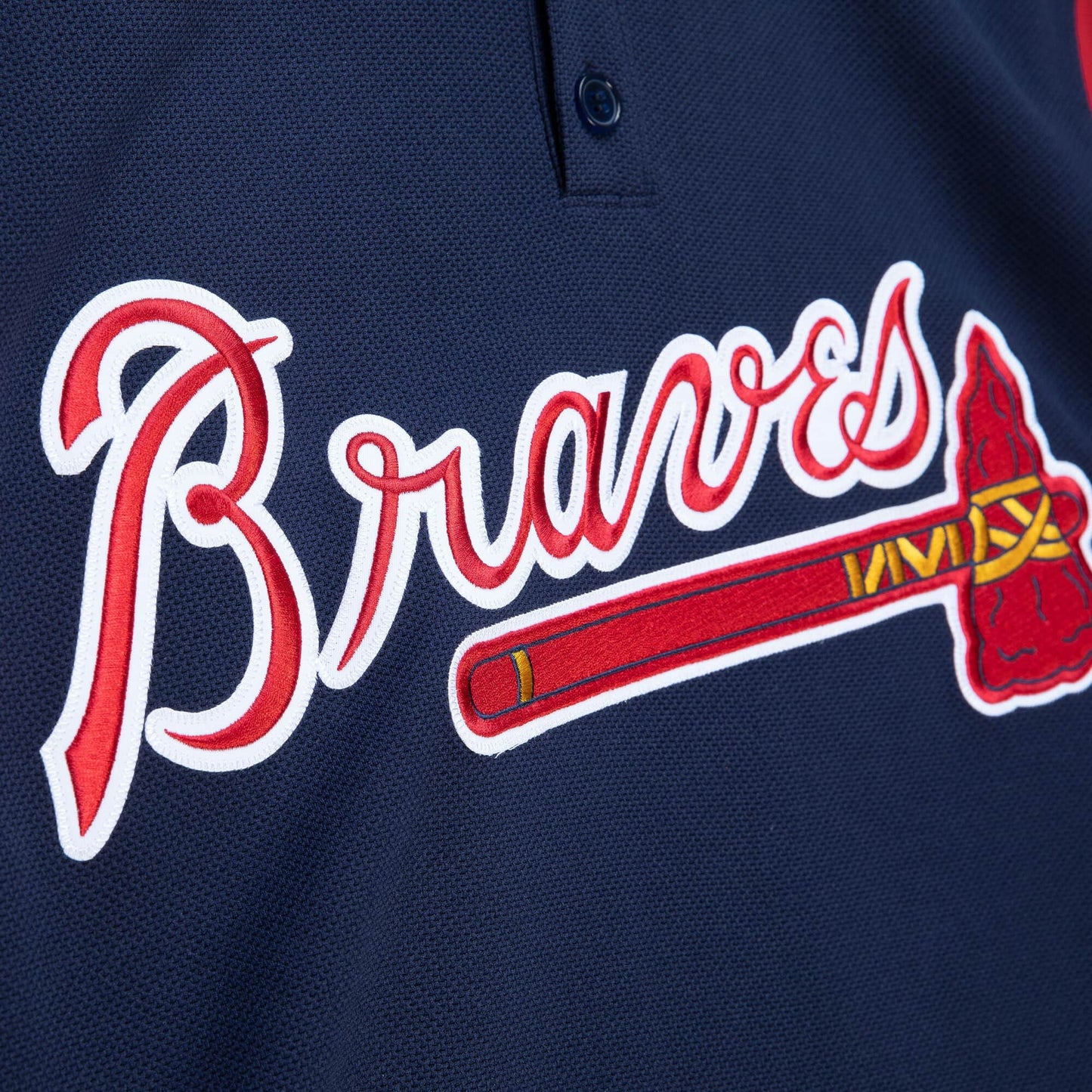 Men s Atlanta Braves Greg Maddux 2003 Mitchell And Ness Navy Cooperstown Batting Practice Jersey Official Team Jersey Sports Fan Apparel Official MLB