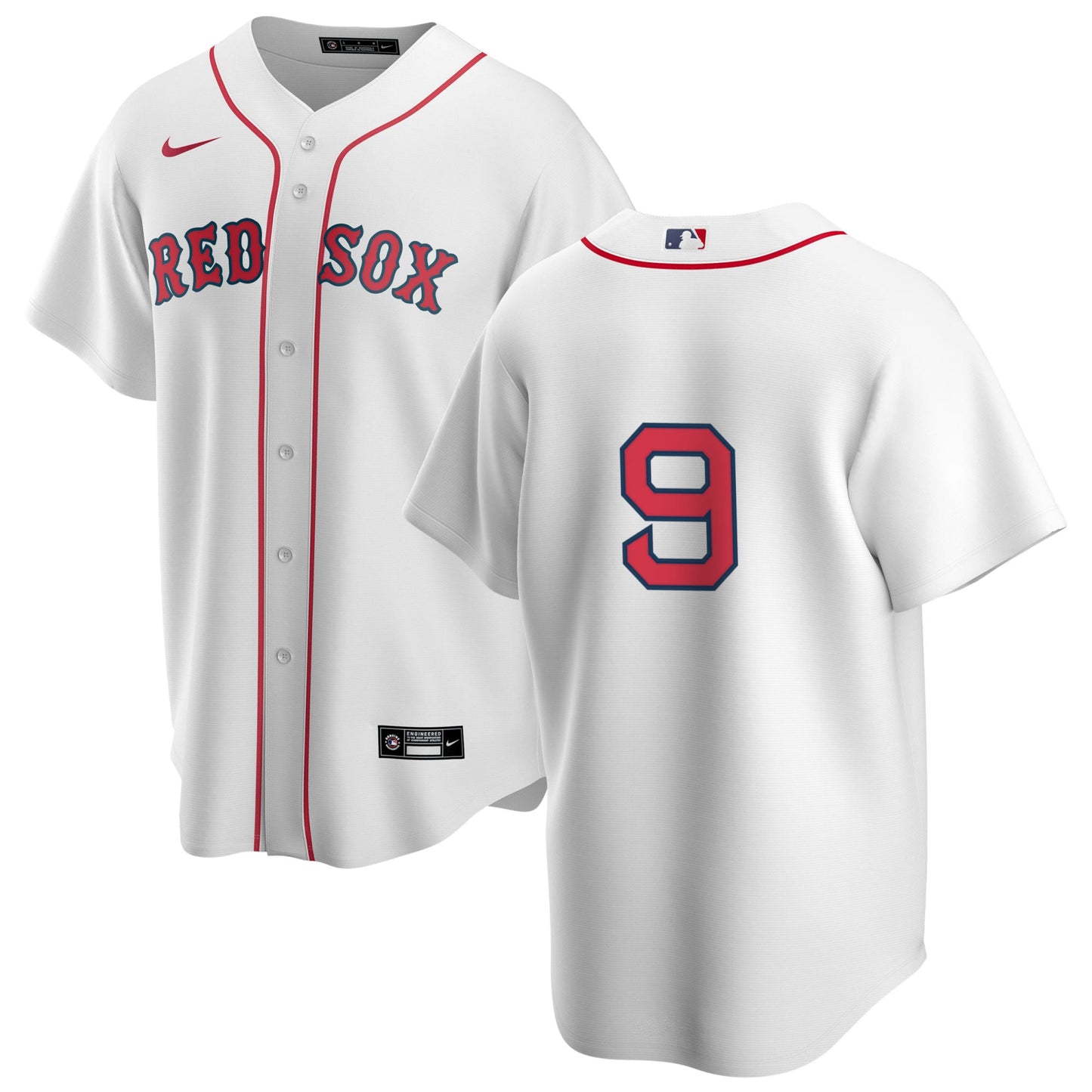 Men s Nike Boston Red Sox Ted Williams 9 Home Official Replica Player Jersey Official Team Jersey Sports Fan Apparel Official MLB Team Apparel Basebal
