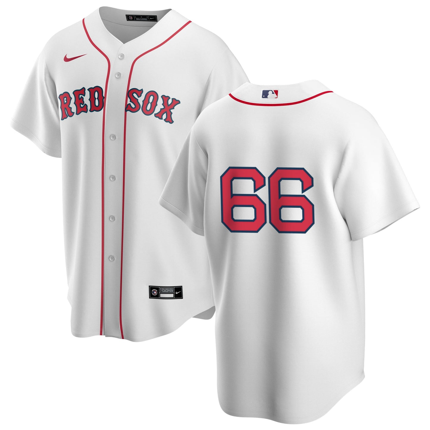 Men s Nike Boston Red Sox Brayan Bello 66 Home Official Replica Player Jersey Official Team Jersey Sports Fan Apparel Official MLB Team Apparel Baseba
