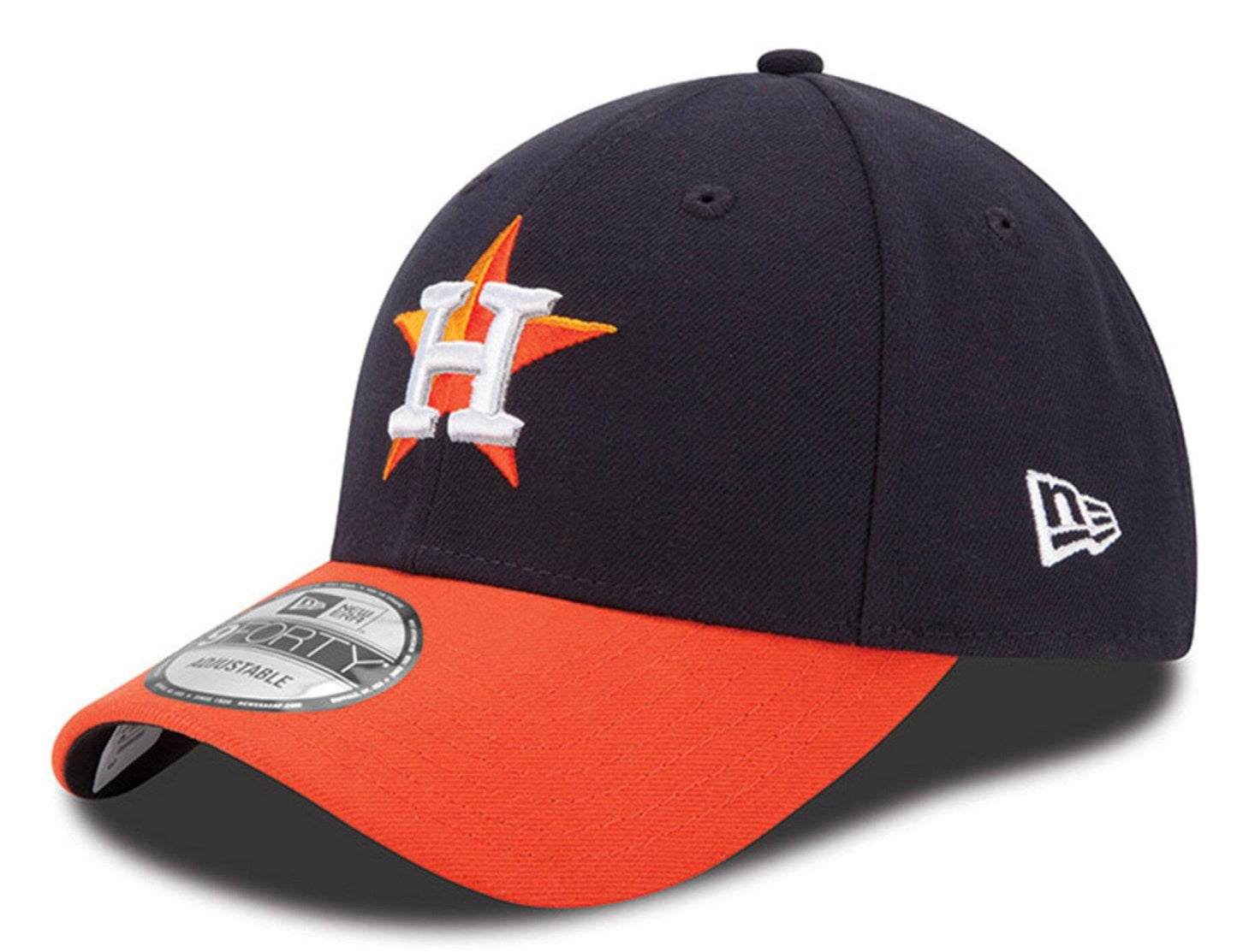 Houston Astros Men s New Era Navy Orange Road League 9FORTY Adjustable Hat Official Team Hat Sports Fan Cap Official MLB Team Hat Baseball Fan Cap