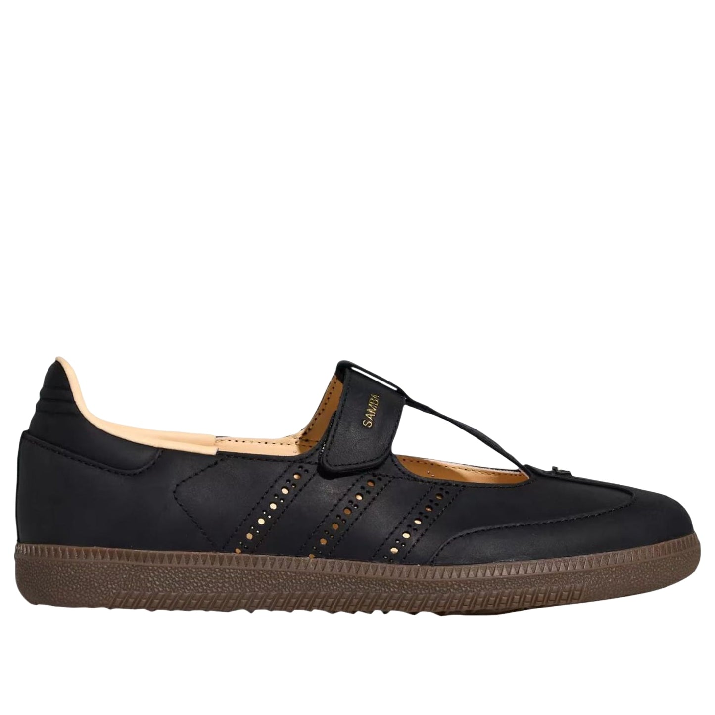 (WMNS) adidas Samba Jane 'Black Crystal Sand Gum' KJ3970