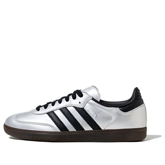 (WMNS) adidas Samba OG 'Silver Metallic Black Gum' JI4218
