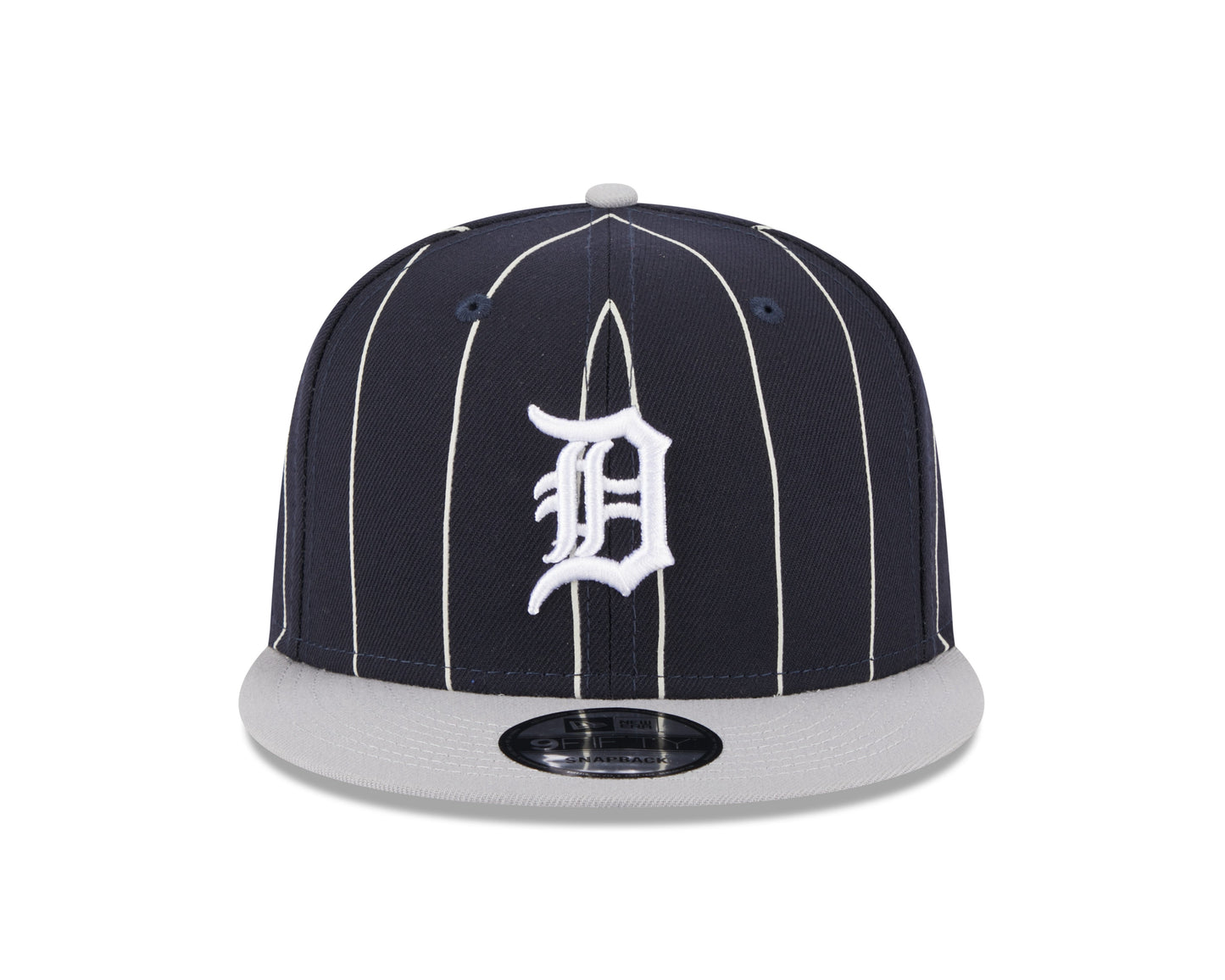 Detroit Tigers Navy Gray Vintage New Era 9FIFTY Snapback Hat Official Team Hat Sports Fan Cap Official MLB Team Hat Baseball Fan Cap