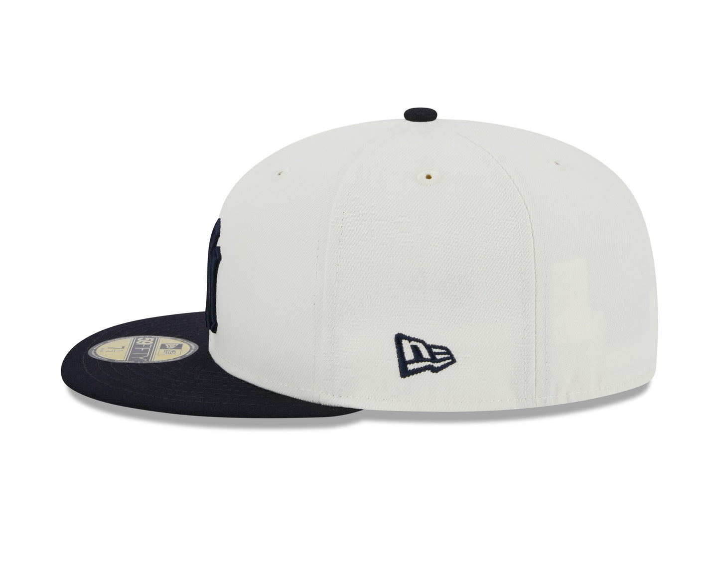 New York Yankees 2000 World Series Cream Navy New Era Retro 59FIFTY Fitted Hat Official Team Hat Sports Fan Cap Official MLB Team Hat Baseball Fan Cap