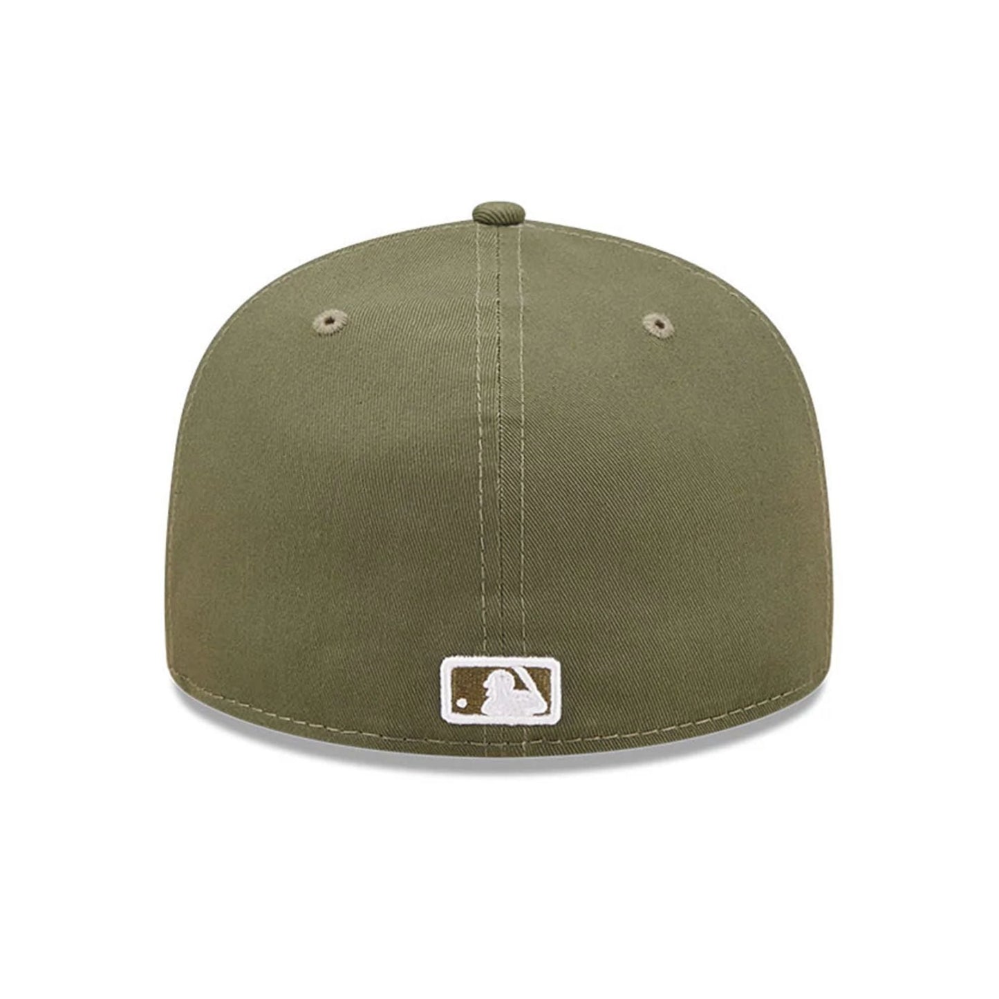 New York Yankees MLB League Essential 59FIFTY Fitted New Era Olive White Official Team Hat Sports Fan Cap Official MLB Team Hat Baseball Fan Cap
