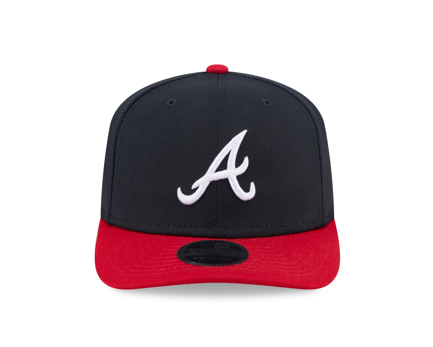 Atlanta Braves New Era Navy Red 9SEVENTY Adjustable Hat Official Team Hat Sports Fan Cap Official MLB Team Hat Baseball Fan Cap