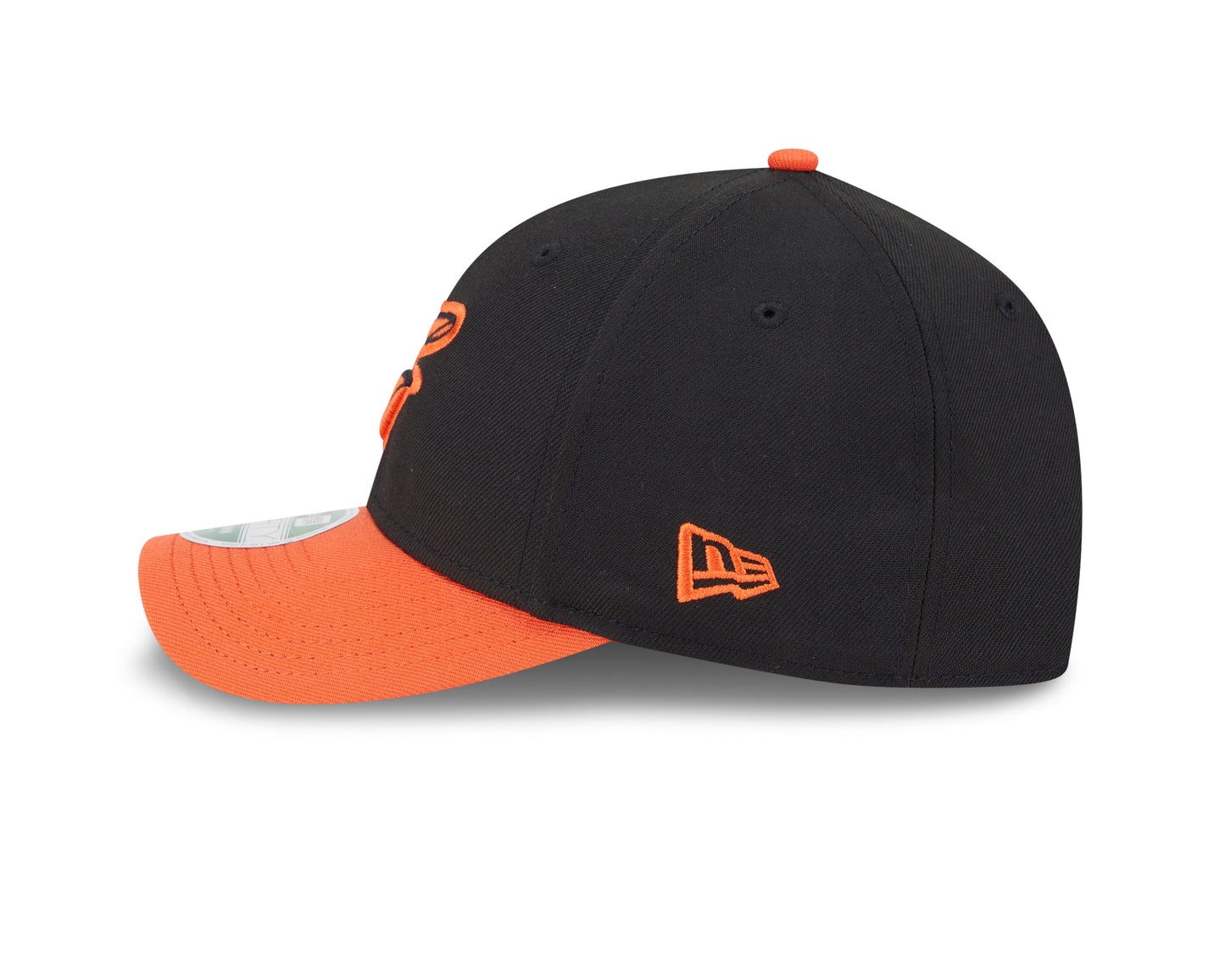 Baltimore Orioles Black Orange Road New Era Player Replica M-Crown 9FORTY Adjustable Hat Official Team Hat Sports Fan Cap Official MLB Team Hat Baseba