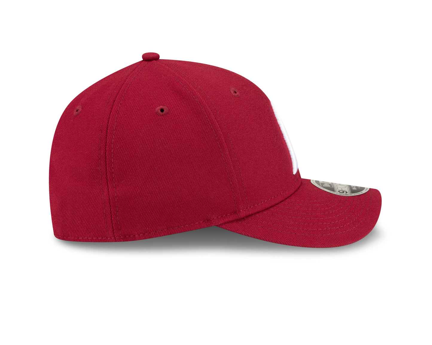 Philadelphia Phillies Crimson Alternate New Era Player Replica M-Crown 9FORTY Adjustable Hat Official Team Hat Sports Fan Cap Official MLB Team Hat Ba