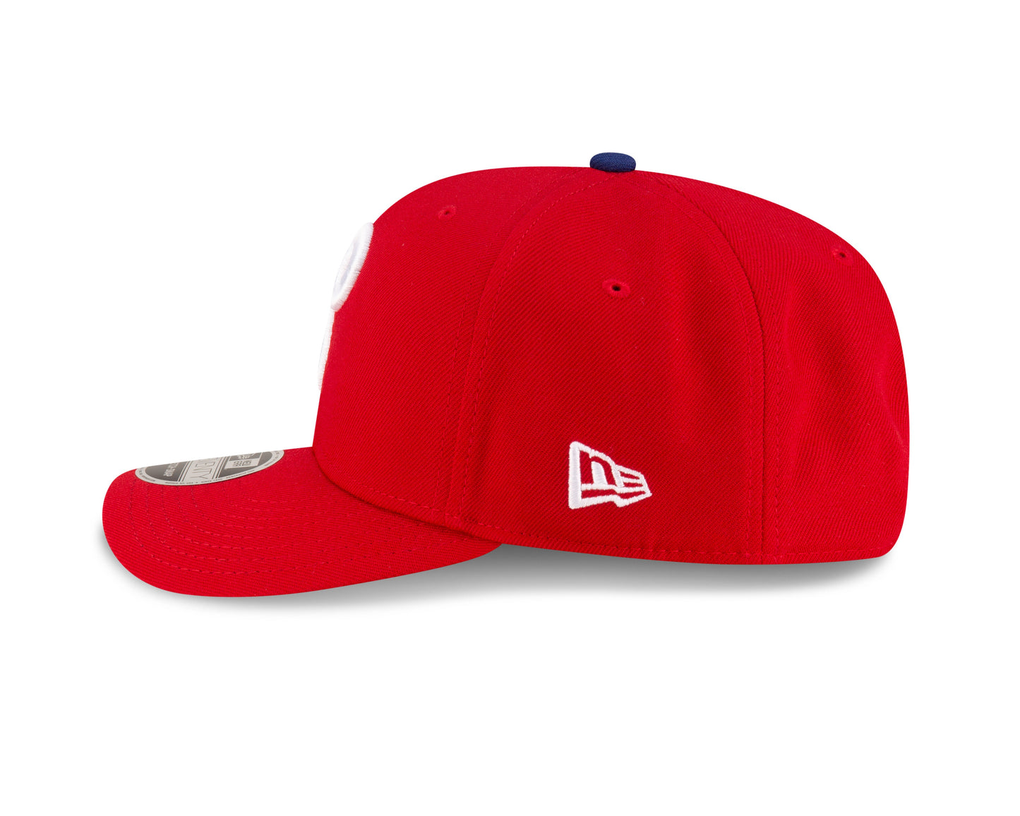 Philadelphia Phillies Red New Era Player Replica 9SEVENTY Stretch Snap Adjustable Hat Official Team Hat Sports Fan Cap Official MLB Team Hat Baseball