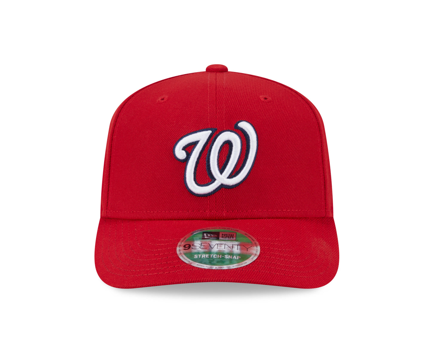 Washington Nationals Red New Era Player Replica 9SEVENTY Stretch Snap Adjustable Hat Official Team Hat Sports Fan Cap Official MLB Team Hat Baseball F