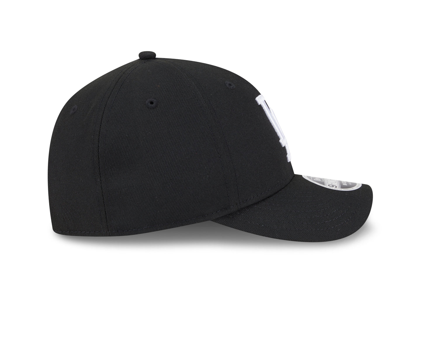 Los Angeles Dodgers Black and White New Era M-Crown 9FORTY Adjustable Hat Official Team Hat Sports Fan Cap Official MLB Team Hat Baseball Fan Cap