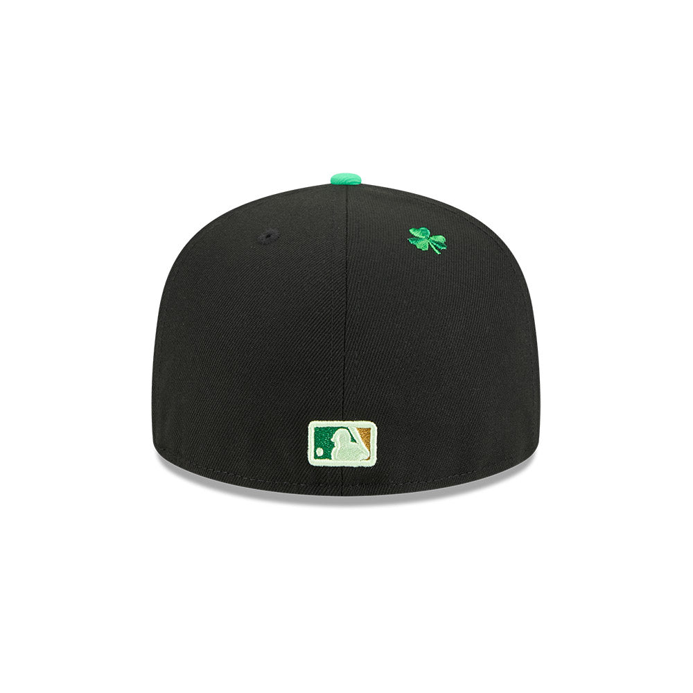 Men s Chicago White Sox New Era Black 2026 St Patrick s Day Authentic Collection On-Field 59FIFTY Fitted Hat Official Team Hat Sports Fan Cap Official