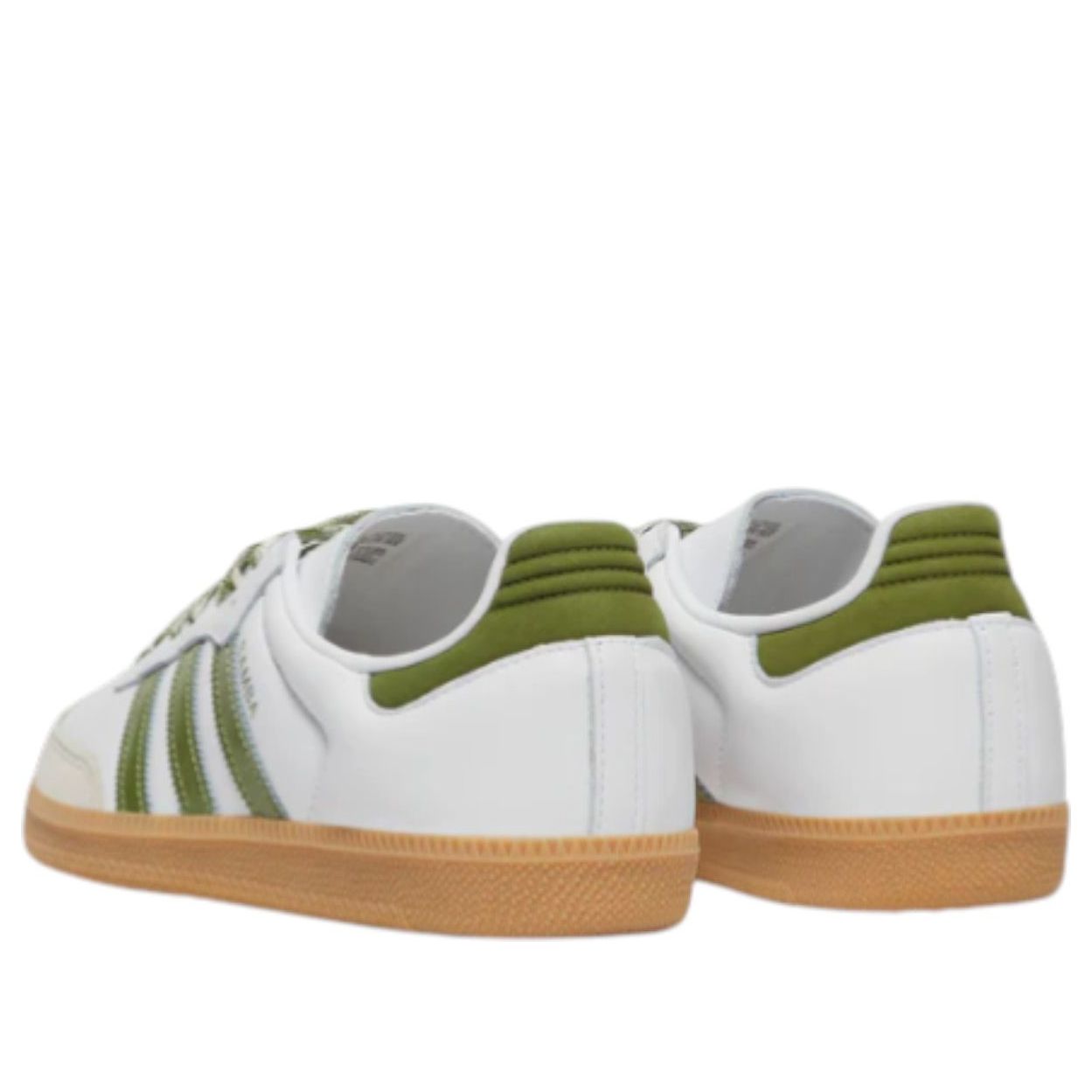(WMNS) adidas Samba OG 'Cloud White Tech Olive' JS1352