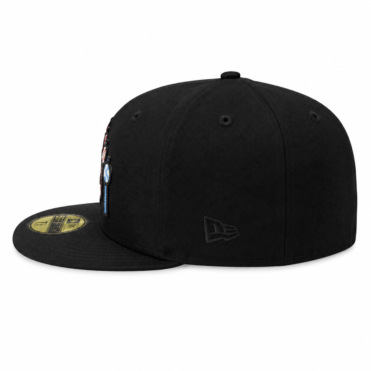 Chicago White Sox New Era Black Pinwheels 59FIFTY Fitted Hat Official Team Hat Sports Fan Cap Official MLB Team Hat Baseball Fan Cap