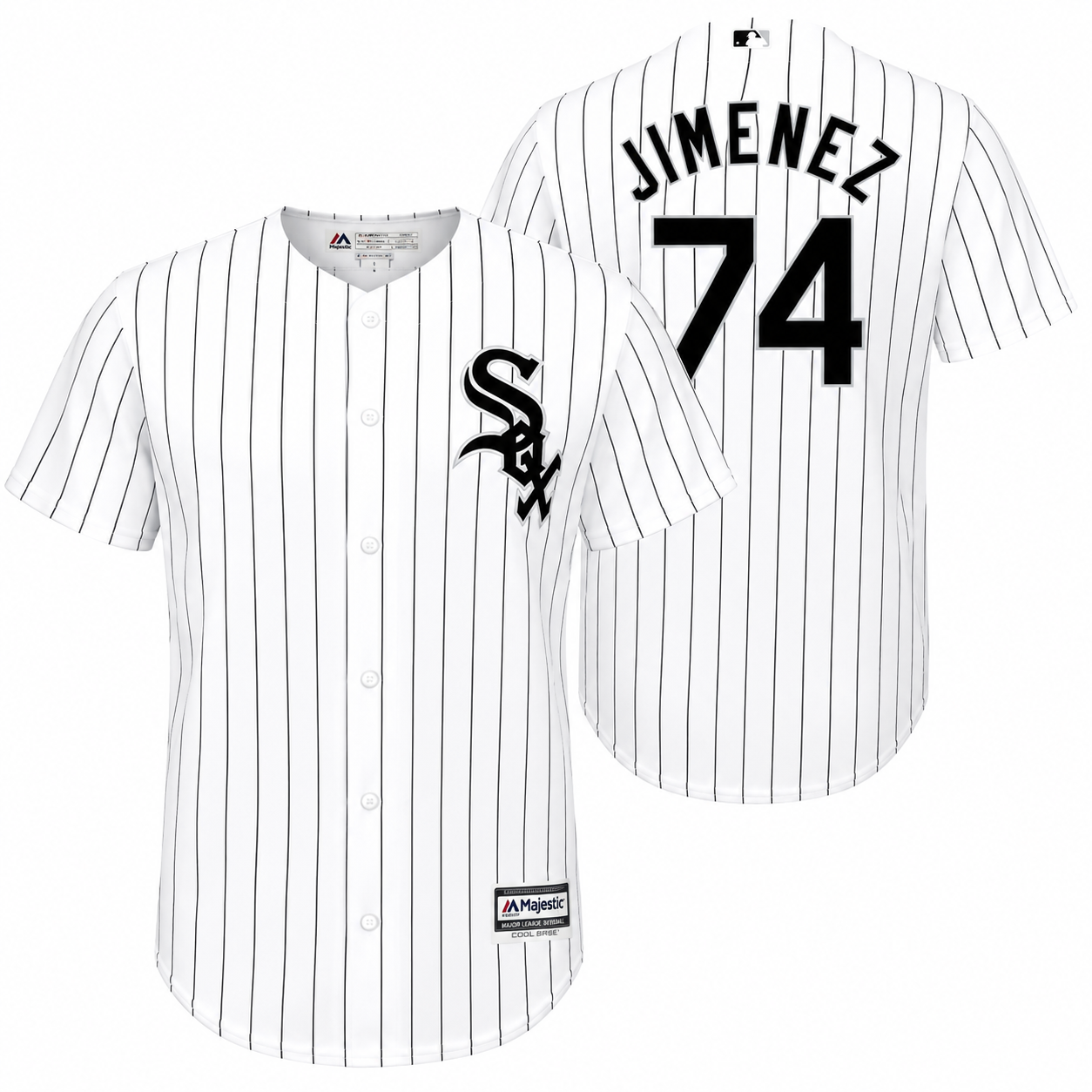 Youth Eloy Jimenez Chicago White Sox Majestic White Home Cool Base Replica Jersey Official Team Jersey Sports Fan Apparel Official MLB Team Apparel Ba