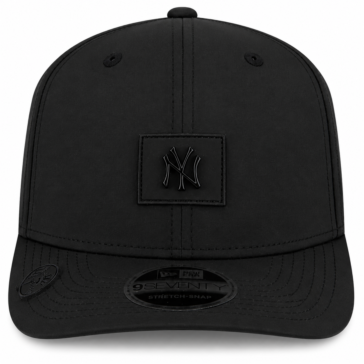 New York Yankees New Era 2026 Clubhouse 9SEVENTY Stretch Snap Adjustable Hat-Black Tonal Official Team Hat Sports Fan Cap Official MLB Team Hat Baseba