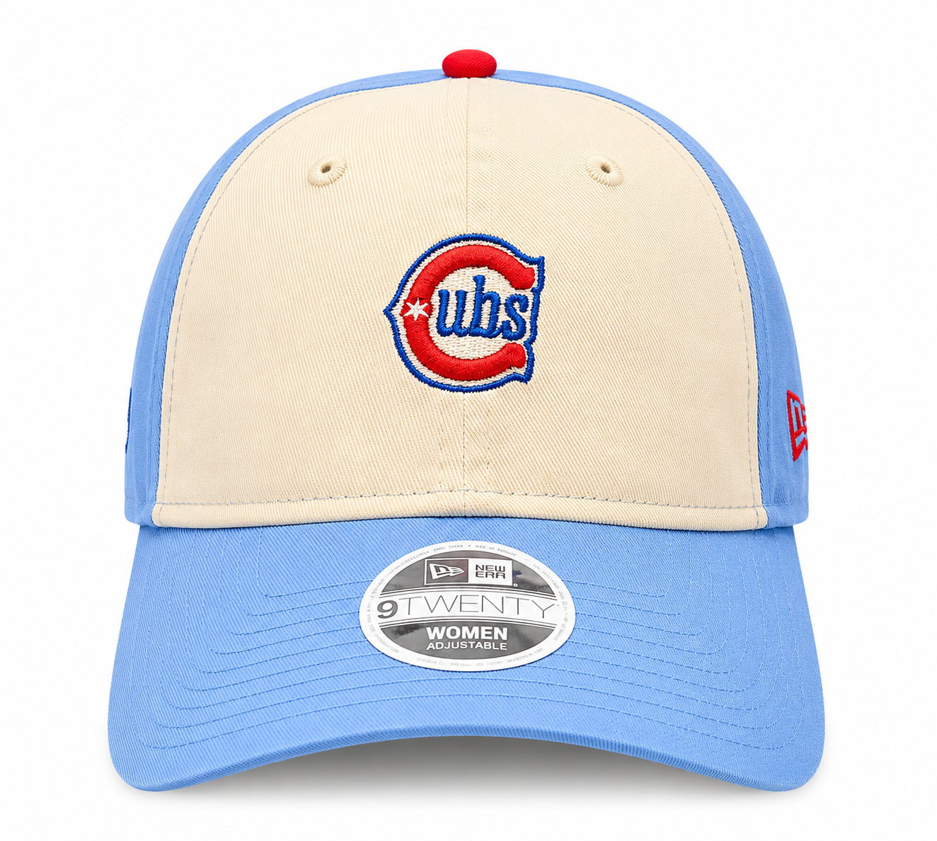 Women s Chicago Cubs 2nd Alternate Micro Baby Blue New Era 9TWENTY Adjustable Hat Official Team Hat Sports Fan Cap Official MLB Team Hat Baseball Fan