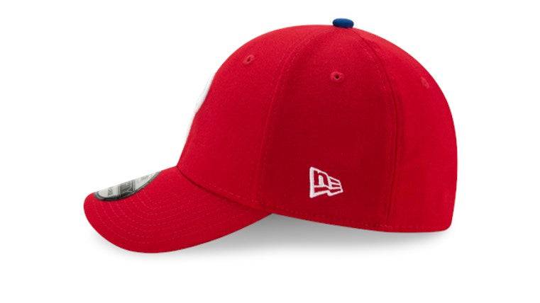 Mens MLB New Era Philadelphia Phillies Team Classic 39THIRTY Flex Fit Hat Official Team Hat Sports Fan Cap Official MLB Team Hat Baseball Fan Cap
