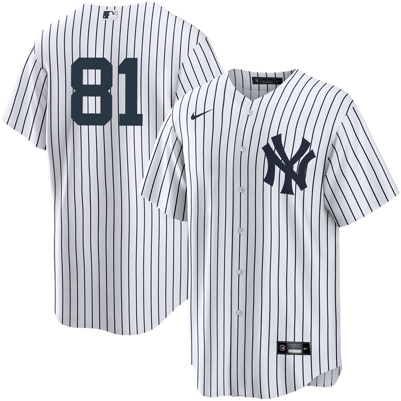 Men s Nike Luis Gil 81 White New York Yankees Home Official Replica Player Jersey Official Team Jersey Sports Fan Apparel Official MLB Team Apparel Ba