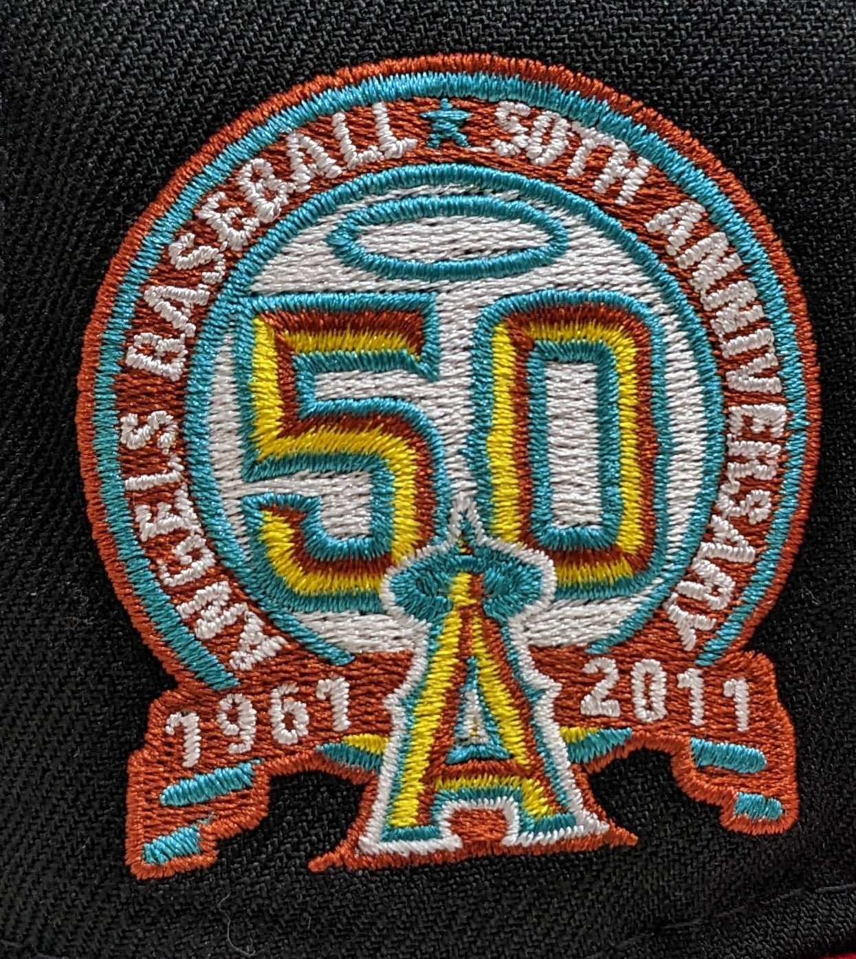 Anaheim Angels New Era 2 Tone Black Red Guns N Roses Inspired Rock Pack 59FIFTY Fitted Hat Official Team Hat Sports Fan Cap Official MLB Team Hat Base
