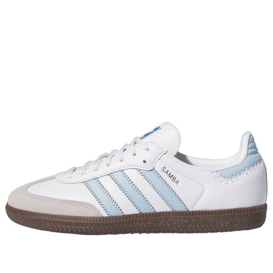 (GS) adidas Samba OG 'Cloud White Light Blue' JI2009
