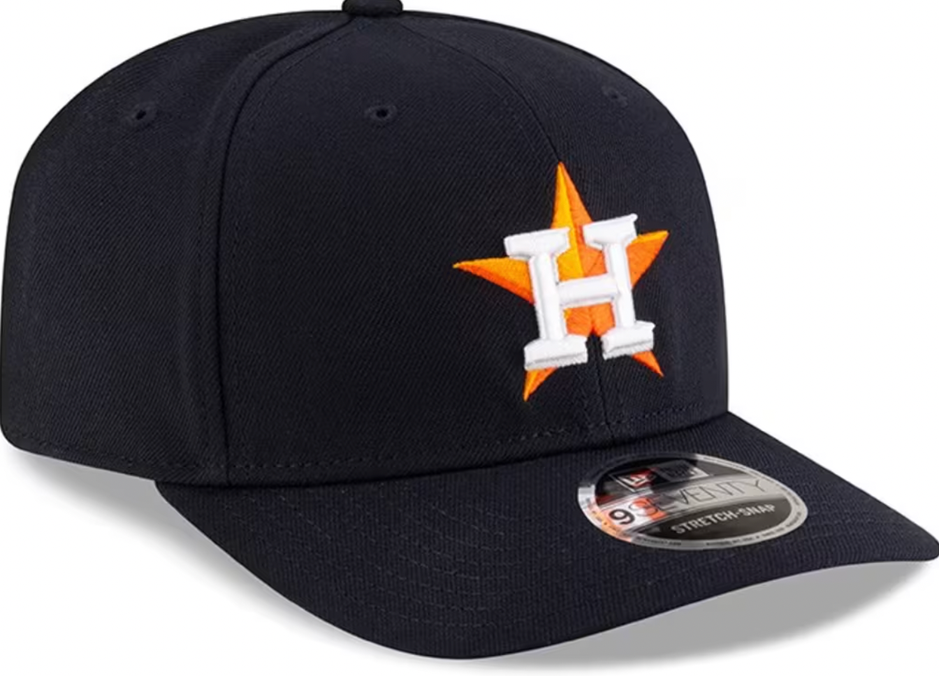 Houston Astros Navy New Era Player Replica 9SEVENTY Stretch Snap Adjustable Hat Official Team Hat Sports Fan Cap Official MLB Team Hat Baseball Fan Ca