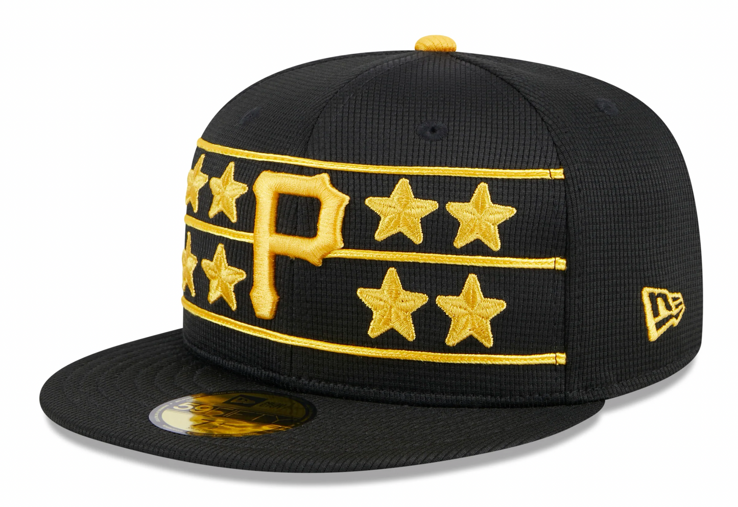 Men s Pittsburgh Pirates New Era Black 2024 Batting Practice 59FIFTY Fitted Hat Official Team Hat Sports Fan Cap Official MLB Team Hat Baseball Fan Ca