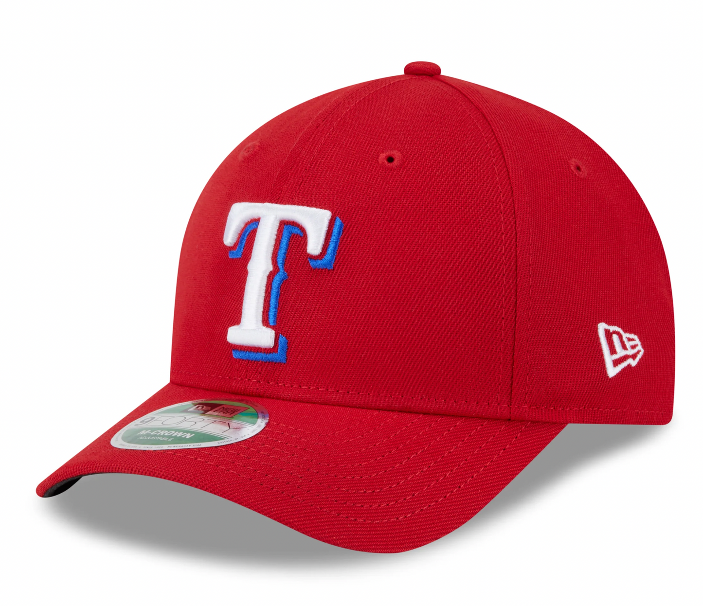 Texas Rangers Red Alternate New Era Player Replica M-Crown 9FORTY Adjustable Hat Official Team Hat Sports Fan Cap Official MLB Team Hat Baseball Fan C