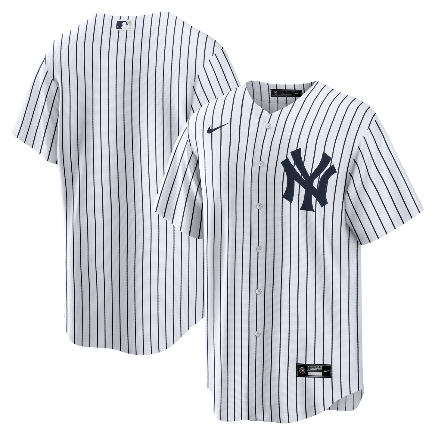 Men s New York Yankees Nike White Home Replica Blank Team Jersey Official Team Jersey Sports Fan Apparel Official MLB Team Apparel Baseball Fan Gear