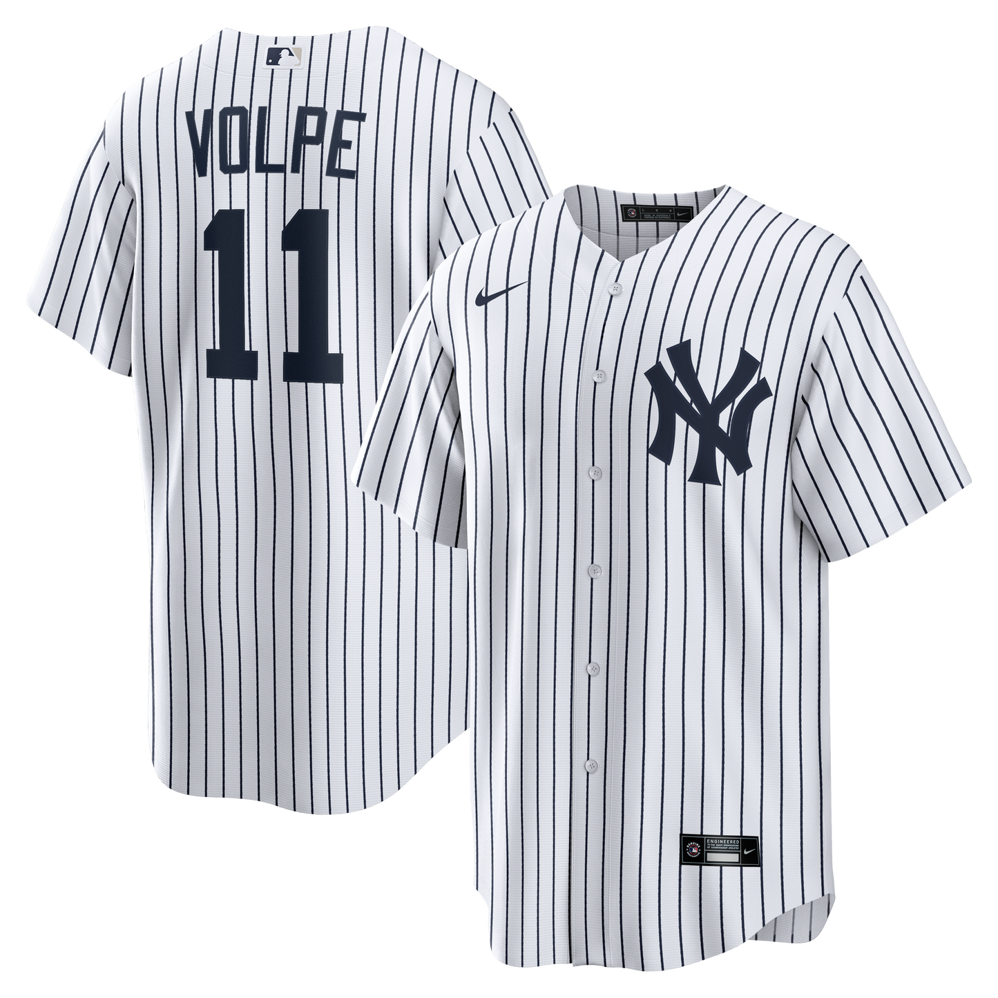 Men s Anthony Volpe New York Yankees Nike Home White Replica Jersey Official Team Jersey Sports Fan Apparel Official MLB Team Apparel Baseball Fan Gea