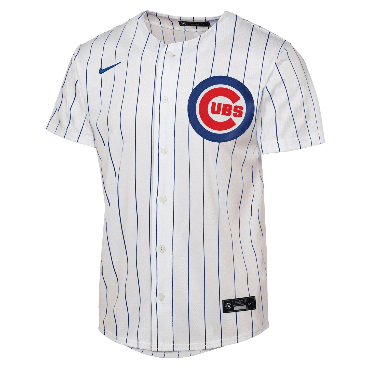 Youth Chicago Cubs Alex Bregman White Home Baseline Replica Jersey Official Team Jersey Sports Fan Apparel Official MLB Team Apparel Baseball Fan Gear