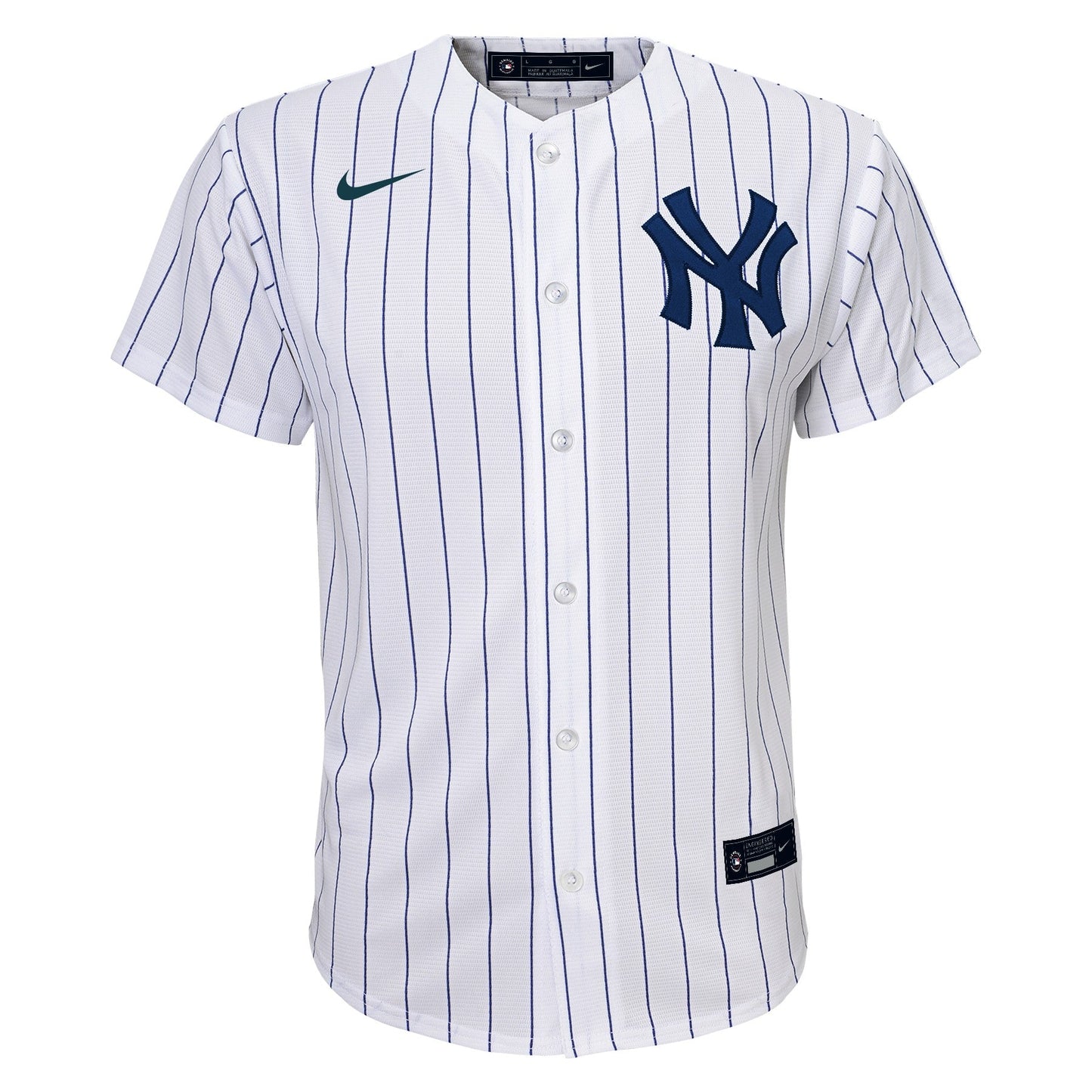 Youth Anthony Rizzo New York Yankees White Home Screen Print Game Replica Jersey Official Team Jersey Sports Fan Apparel Official MLB Team Apparel Bas