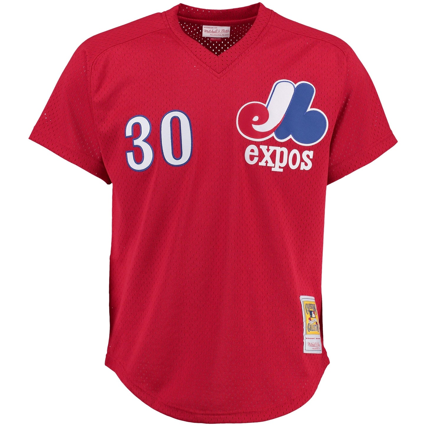 Tim Raines Montreal Expos Mitchell And Ness Batting Practice Jersey - Red Official Team Jersey Sports Fan Apparel Official MLB Team Apparel Baseball F