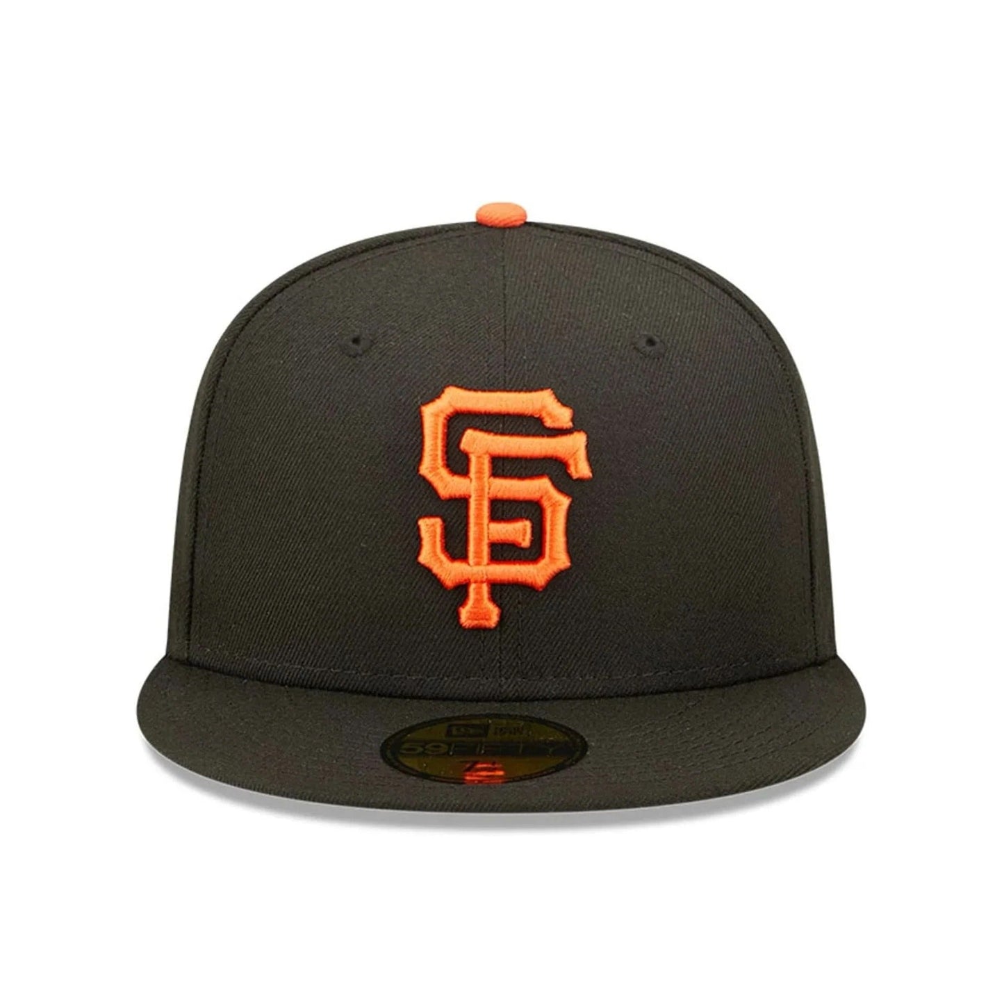 San Francisco Giants MLB AC Perf 59FIFTY Fitted New Era Black Orange Official Team Hat Sports Fan Cap Official MLB Team Hat Baseball Fan Cap