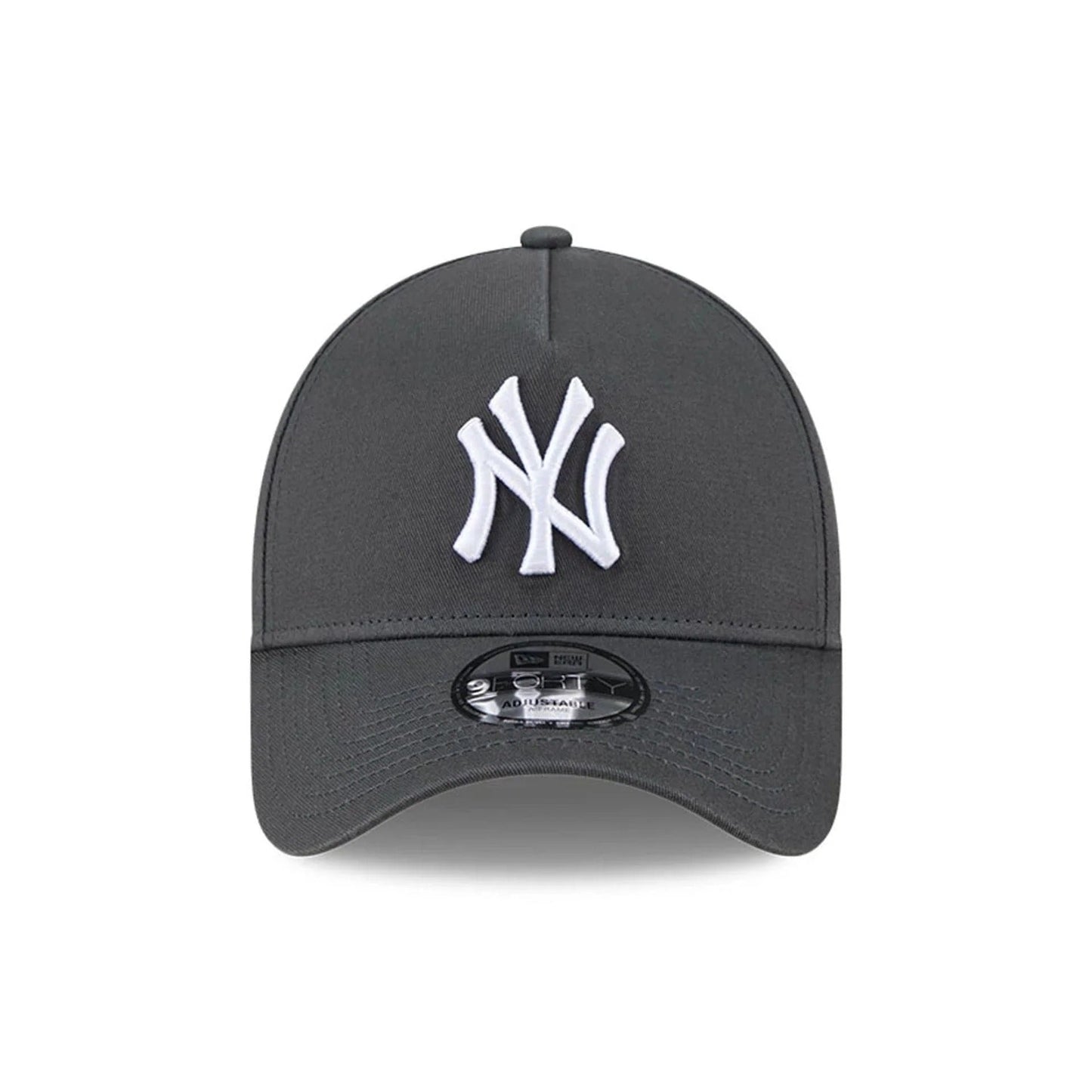 New York Yankees MLB Script A-Frame Snapback New Era Grey Official Sports Fan Gear Popular MLB Style Fan Collection