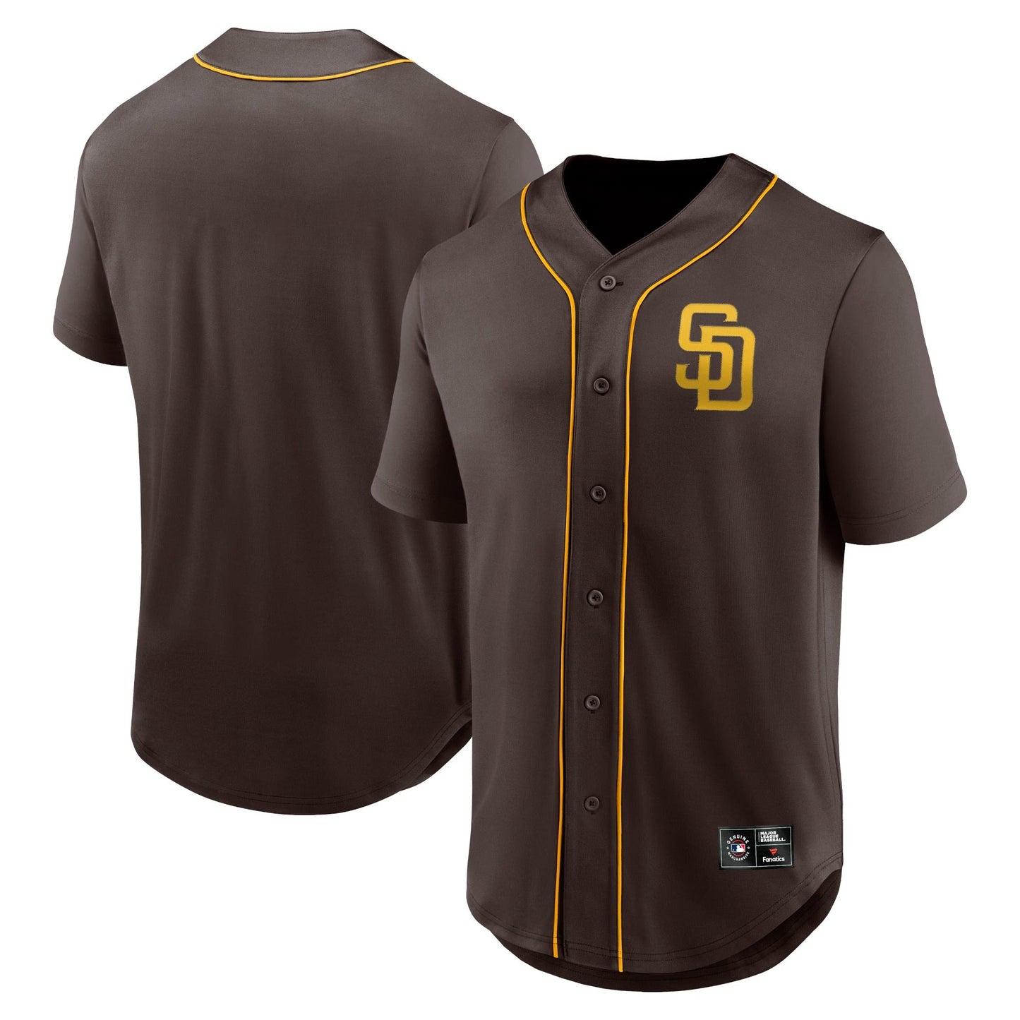 San Diego Padres MLB Core Foundation Jersey Fanatics Official Team Jersey Sports Fan Apparel Official MLB Team Apparel Baseball Fan Gear