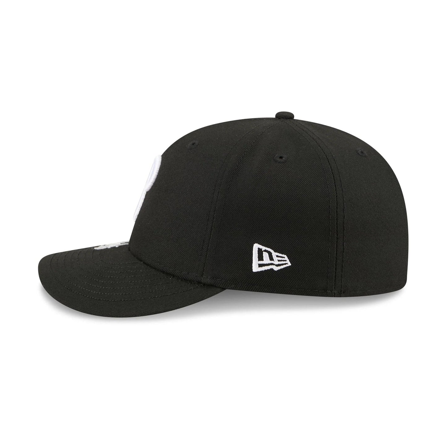 Philadelphia Phillies MLB Waves 59FIFTY Fitted New Era Black White Official Team Hat Sports Fan Cap Official MLB Team Hat Baseball Fan Cap