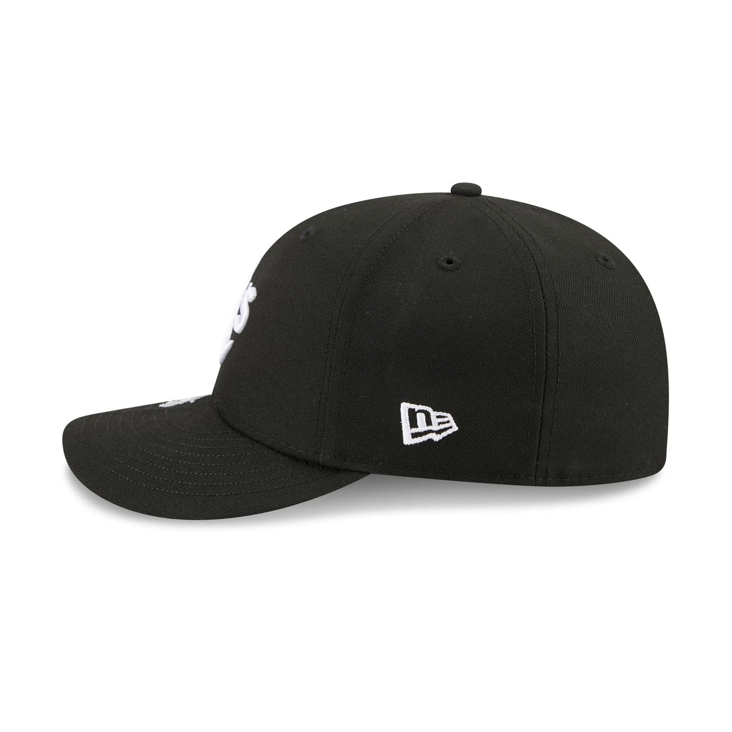 Oakland Athletics MLB Waves 59FIFTY Fitted New Era Black White Official Team Hat Sports Fan Cap Official MLB Team Hat Baseball Fan Cap