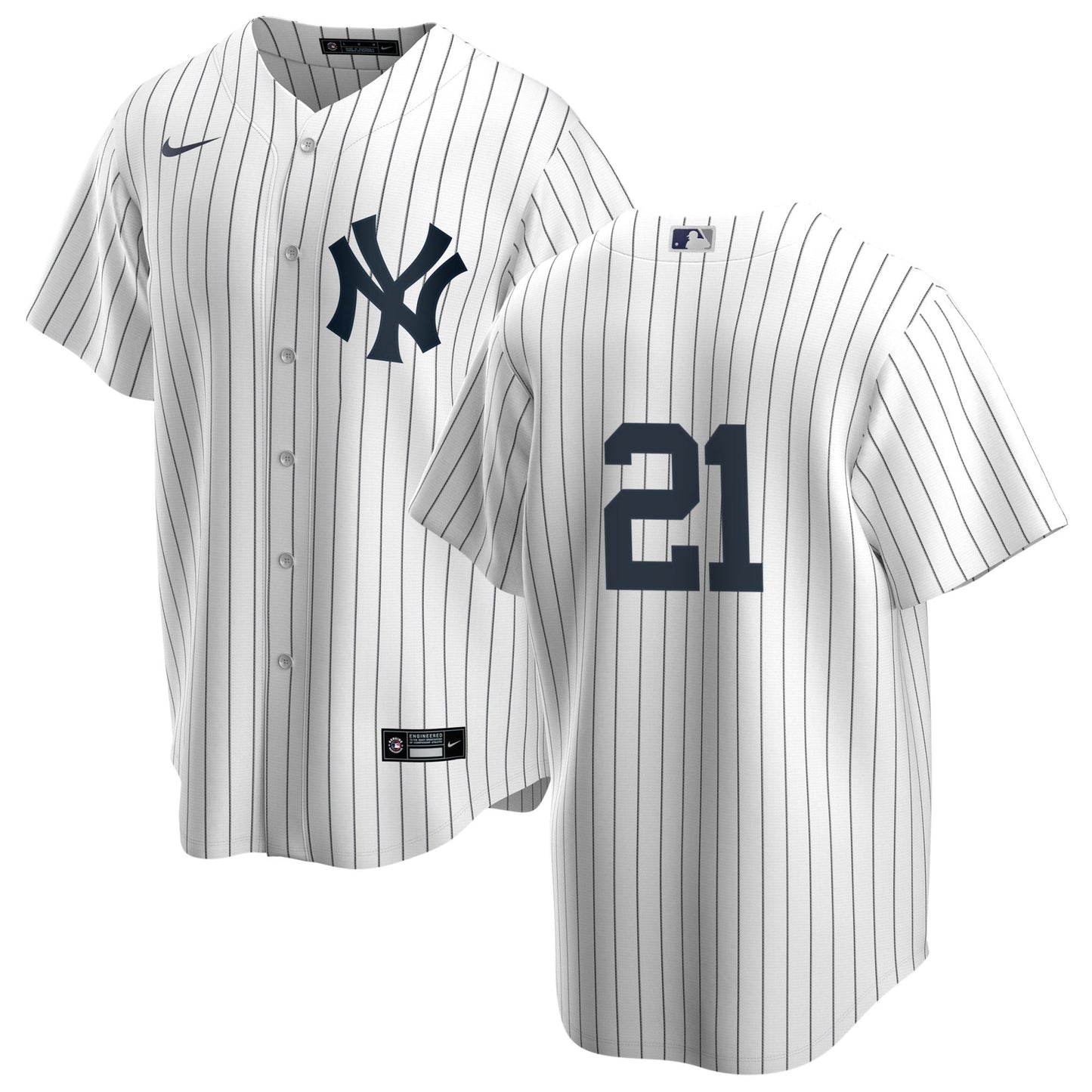 Men s Nike Paul O Neill 21 White New York Yankees Home Official Replica Player Jersey Official Team Jersey Sports Fan Apparel Official MLB Team Appare
