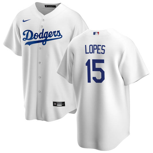 Men s Davey Lopes Los Angeles Dodgers Nike White Home Replica Team Jersey Official Team Jersey Sports Fan Apparel Official MLB Team Apparel Baseball F