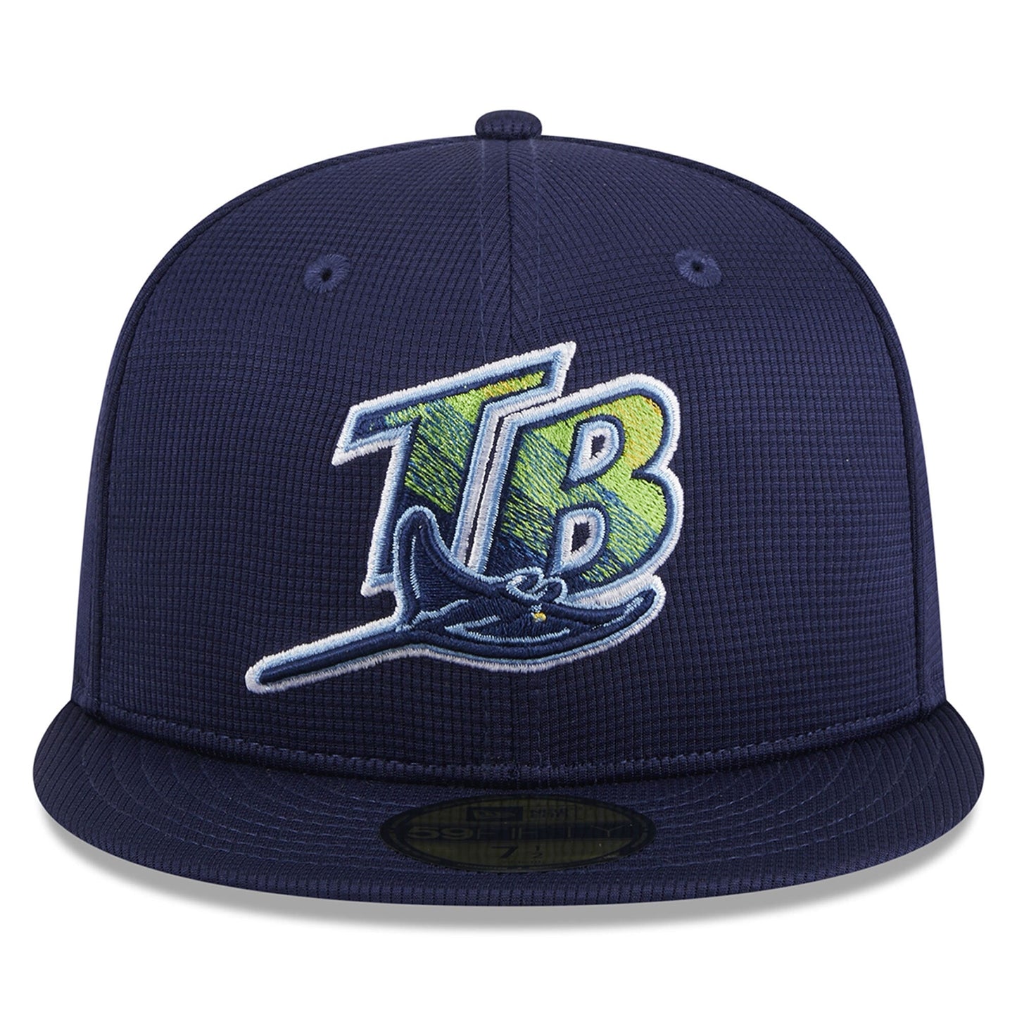 Men s Tampa Bay Rays Navy 2024 Batting Practice 59FIFTY Fitted Hat Official Team Hat Sports Fan Cap Official MLB Team Hat Baseball Fan Cap