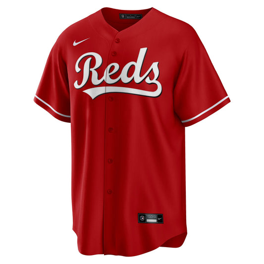 Men s Cincinnati Reds Nike Replica Alternate Scarlet Jersey Official Team Jersey Sports Fan Apparel Official MLB Team Apparel Baseball Fan Gear