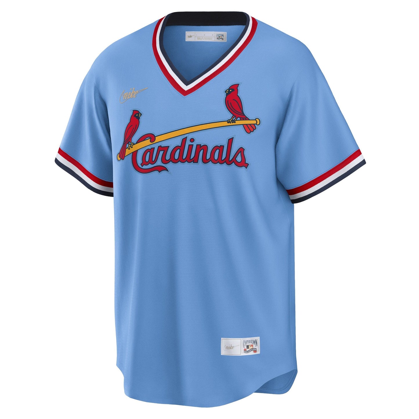 Men s St Louis Cardinals Nike Light Blue Road Cooperstown Collection Team Jersey Official Team Jersey Sports Fan Apparel Official MLB Team Apparel Bas