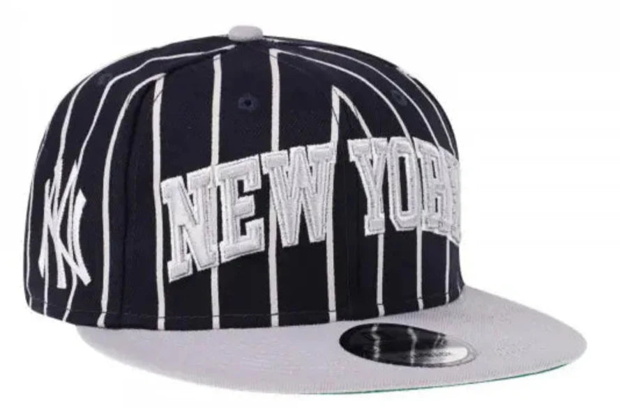New York Yankees Navy Gray City Arch New Era 9FIFTY Snapback Hat Official Team Hat Sports Fan Cap Official MLB Team Hat Baseball Fan Cap