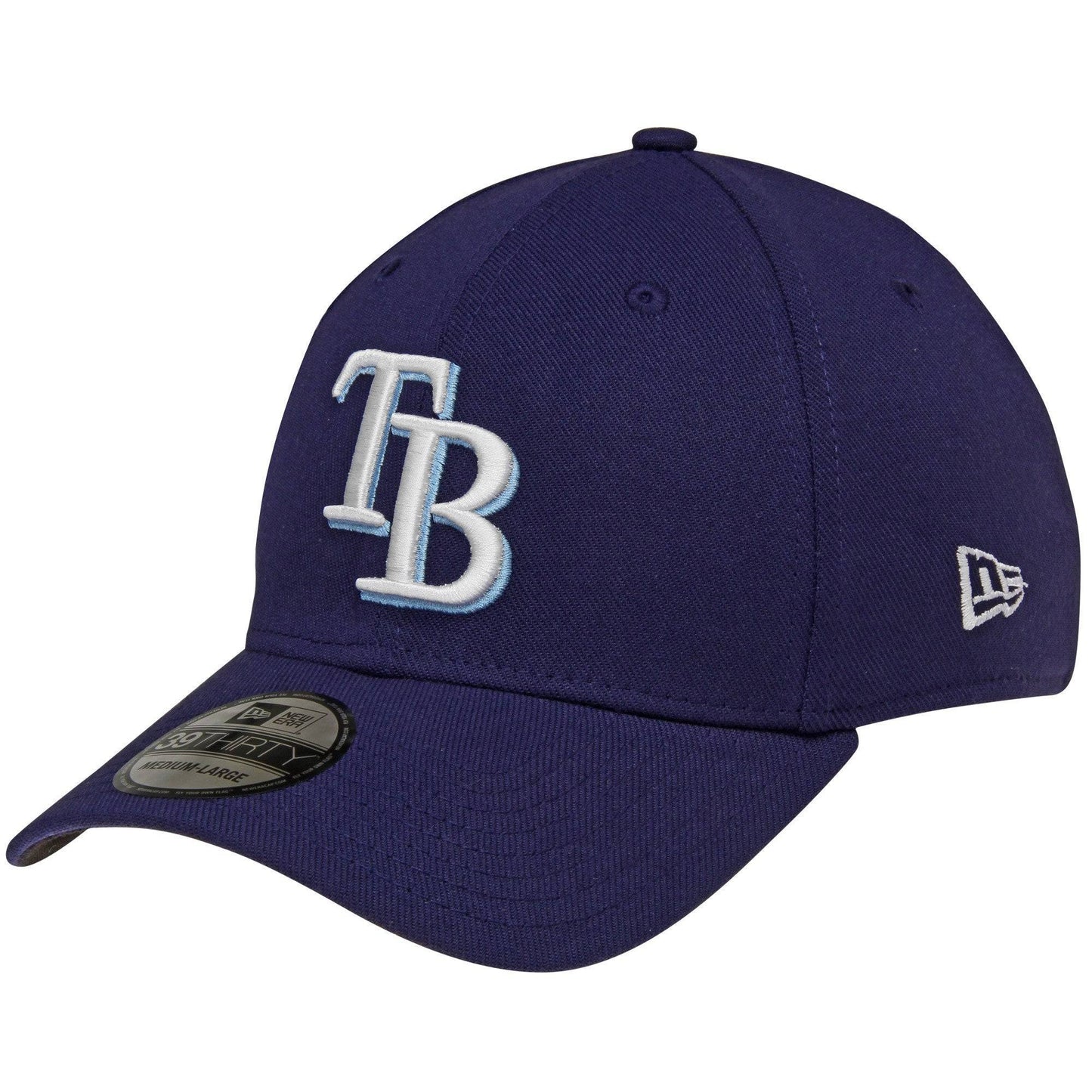 Men s Tampa Bay Rays New Era Navy MLB Team Classic 39THIRTY Flex Hat Official Team Hat Sports Fan Cap Official MLB Team Hat Baseball Fan Cap