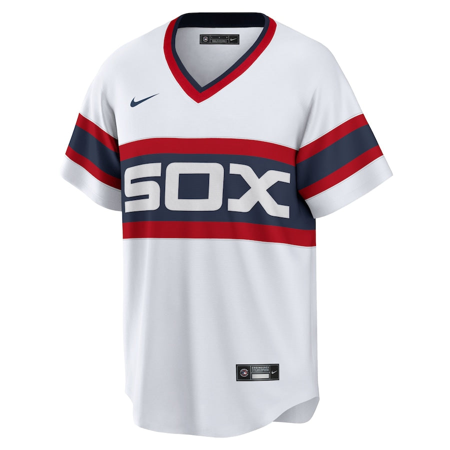 NIKE Men s Harold Baines Chicago White Sox Sunday 1983 Alternate White Premium Twill Replica Jersey Official Team Jersey Sports Fan Apparel Official M